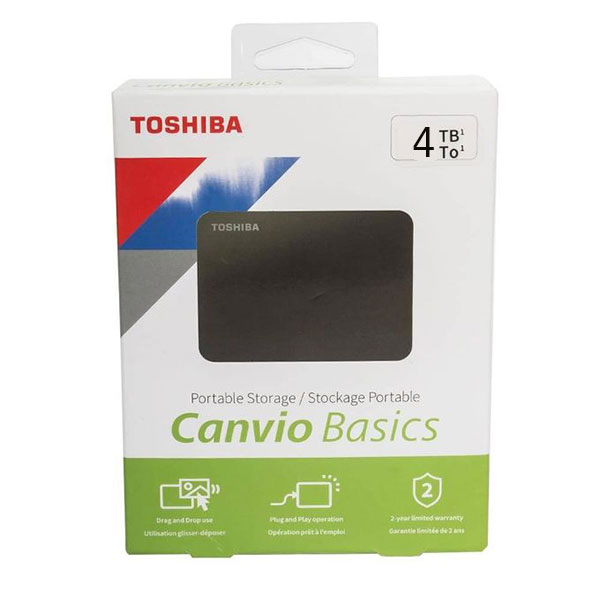 Toshiba Canvio Basics 4TB External USB 3.0 Portable Hard Drive image 1